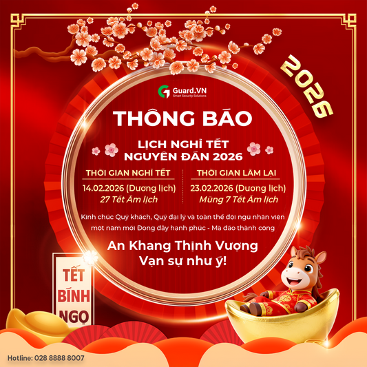 Thông báo lịch nghỉ Tết Nguyên Đán 2026
