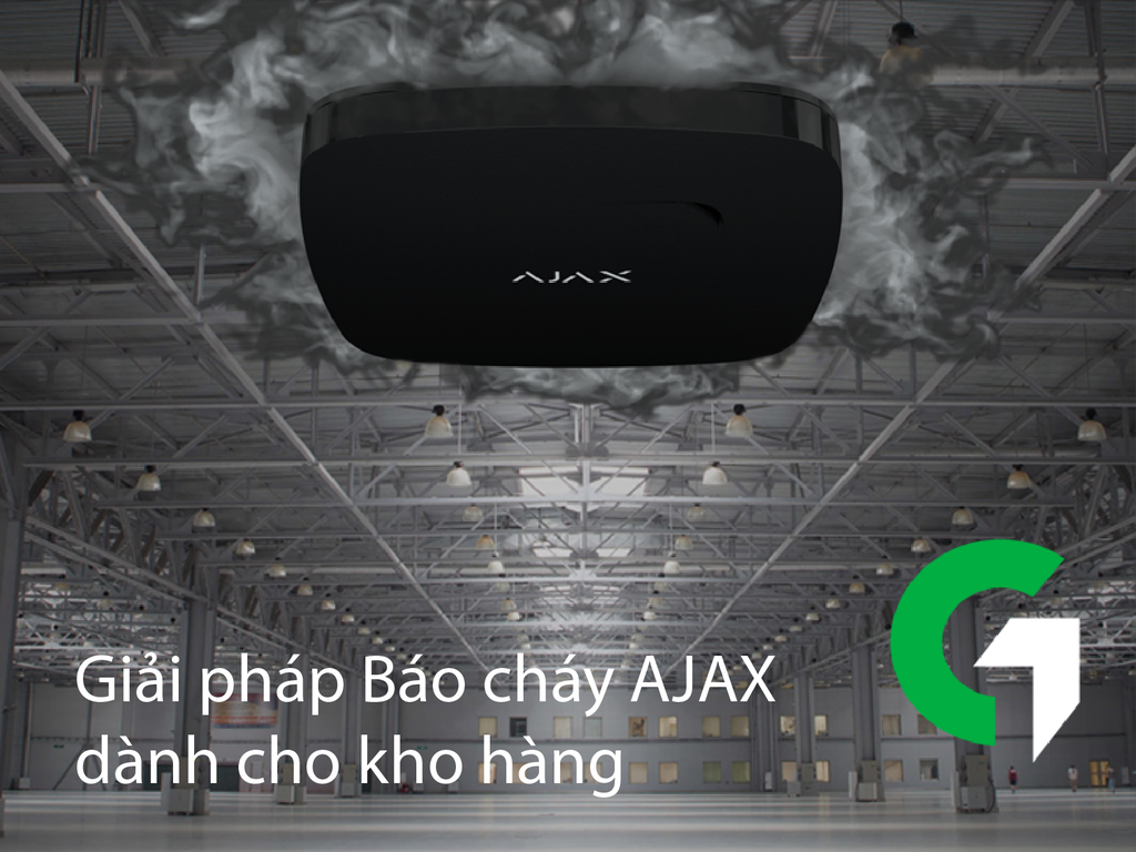 Giải Pháp Báo Cháy AJAX Dành Cho Kho Hàng