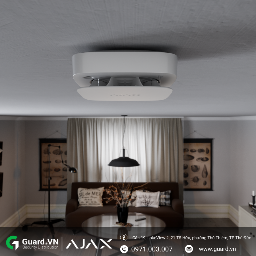 Báo Cháy Ajax: Fireprotect 2 (Heat/Smoke/Co) Jeweller