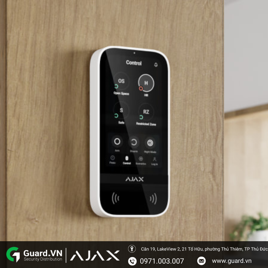 Keypad Touchscreen: Nâng Cao Quản Lý Hệ Thống Ajax