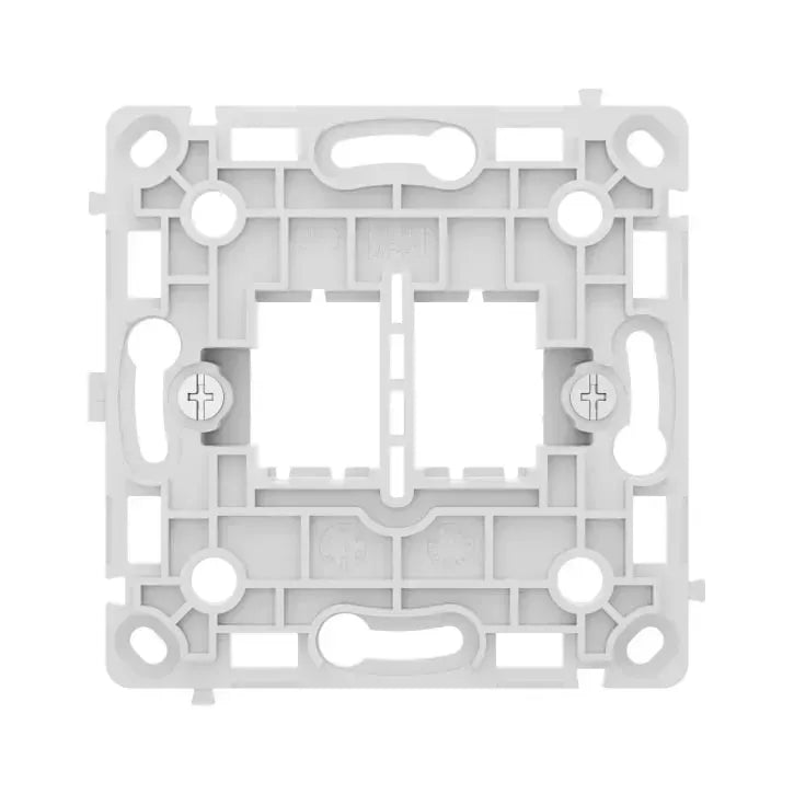 Ajax CoverHolder (Lan) [type F]: Khung ổ cắm Ethernet gắn tường có hai cổng [loại F]