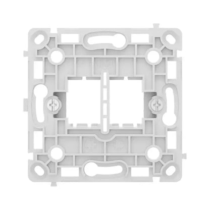 Ajax CoverHolder (Lan) [type F]: Khung ổ cắm Ethernet gắn tường có hai cổng [loại F]