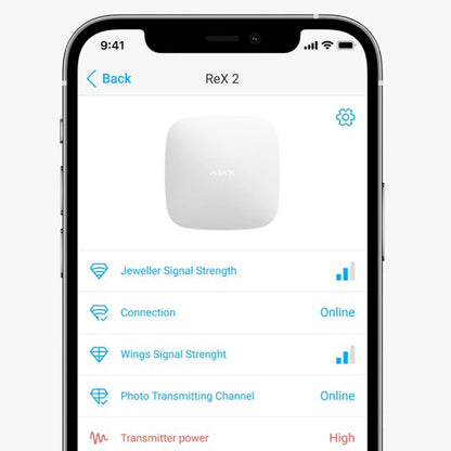 Ajax REX 2: Bộ Khuếch Đại Tín Hiệu Ajax (Thế hệ 2)