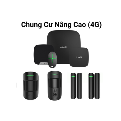 Chung Cư Nâng Cao (4G): Hệ Thống An Ninh Tiêu Chuẩn Không Dây #1 Châu Âu
