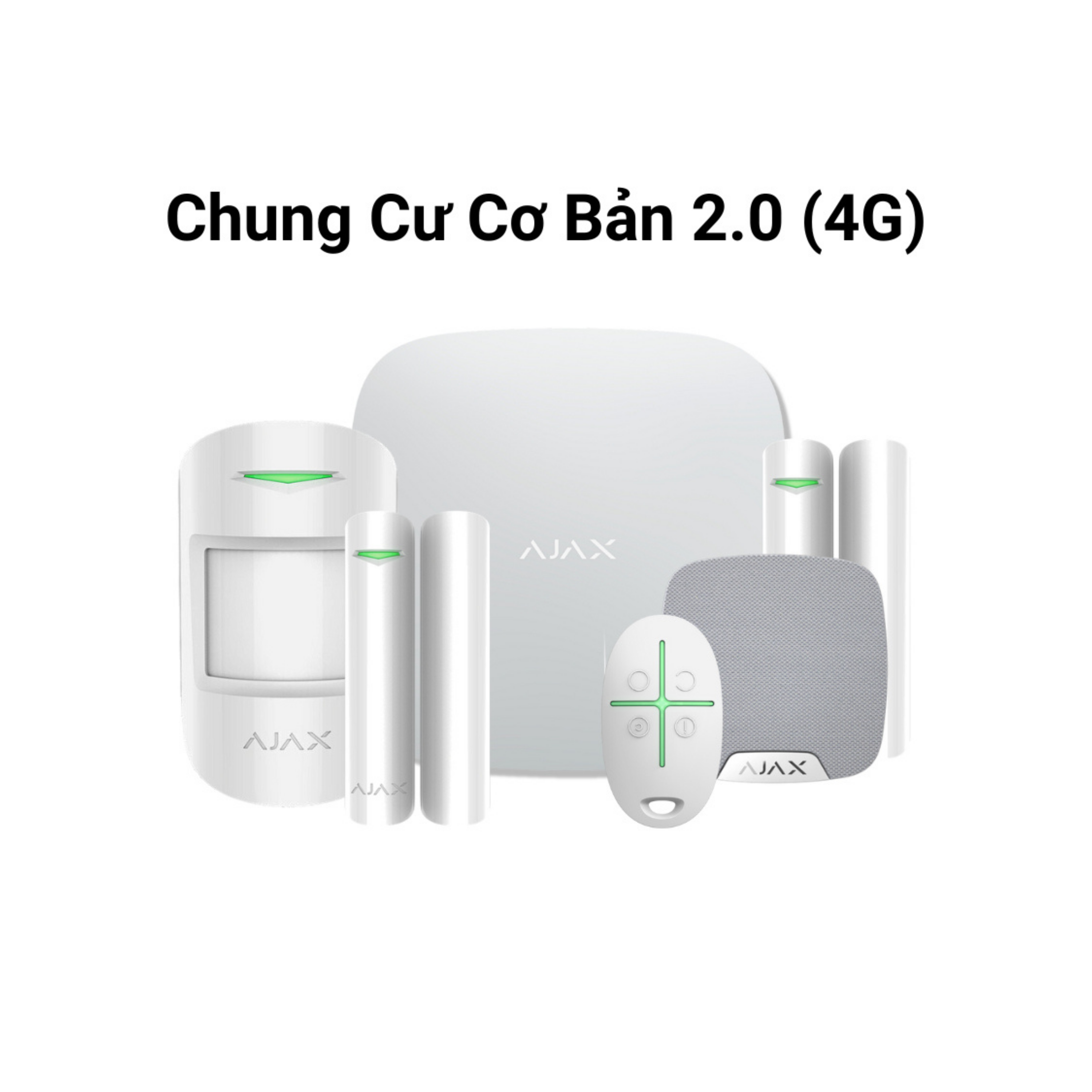 Chung Cư Cơ Bản 2.0 (4G): Hệ Thống An Ninh Tiêu Chuẩn Không Dây #1 Châu Âu