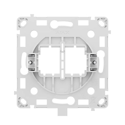 Ajax CoverHolder (Lan) [type F]: Khung ổ cắm Ethernet gắn tường có hai cổng [loại F]