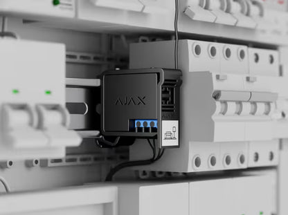 Ajax DIN Holder: Giá đỡ cố định rơle hoặc công tắc gắn tường