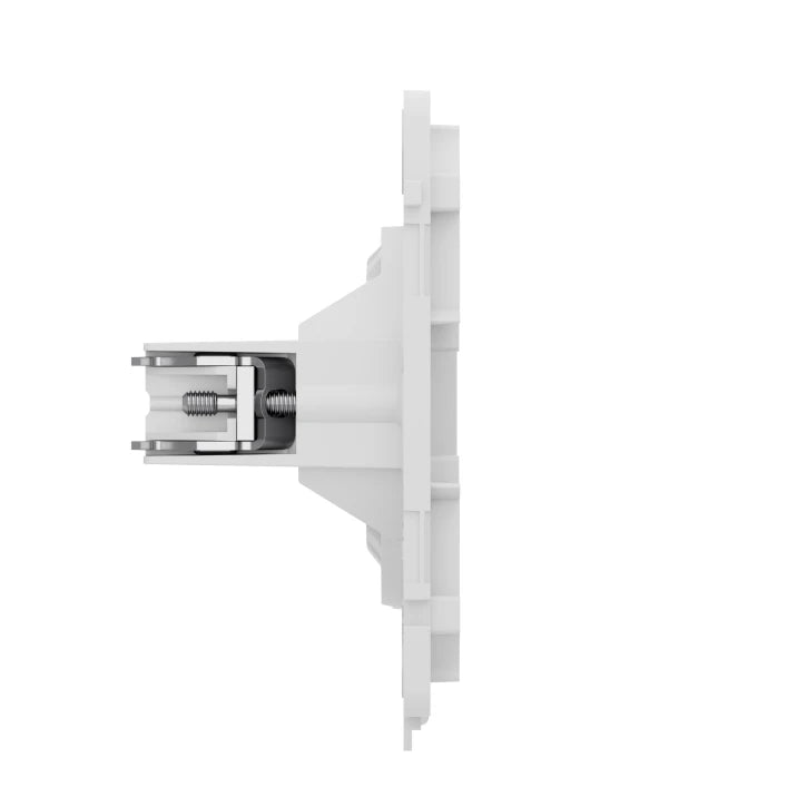 Ajax CoverHolder (Lan) [type F]: Khung ổ cắm Ethernet gắn tường có hai cổng [loại F]