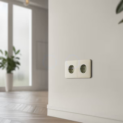 Ajax OutletCover (basic) [type F]: Vỏ ổ cắm điện (cơ bản) [loại F] có tiếp đất