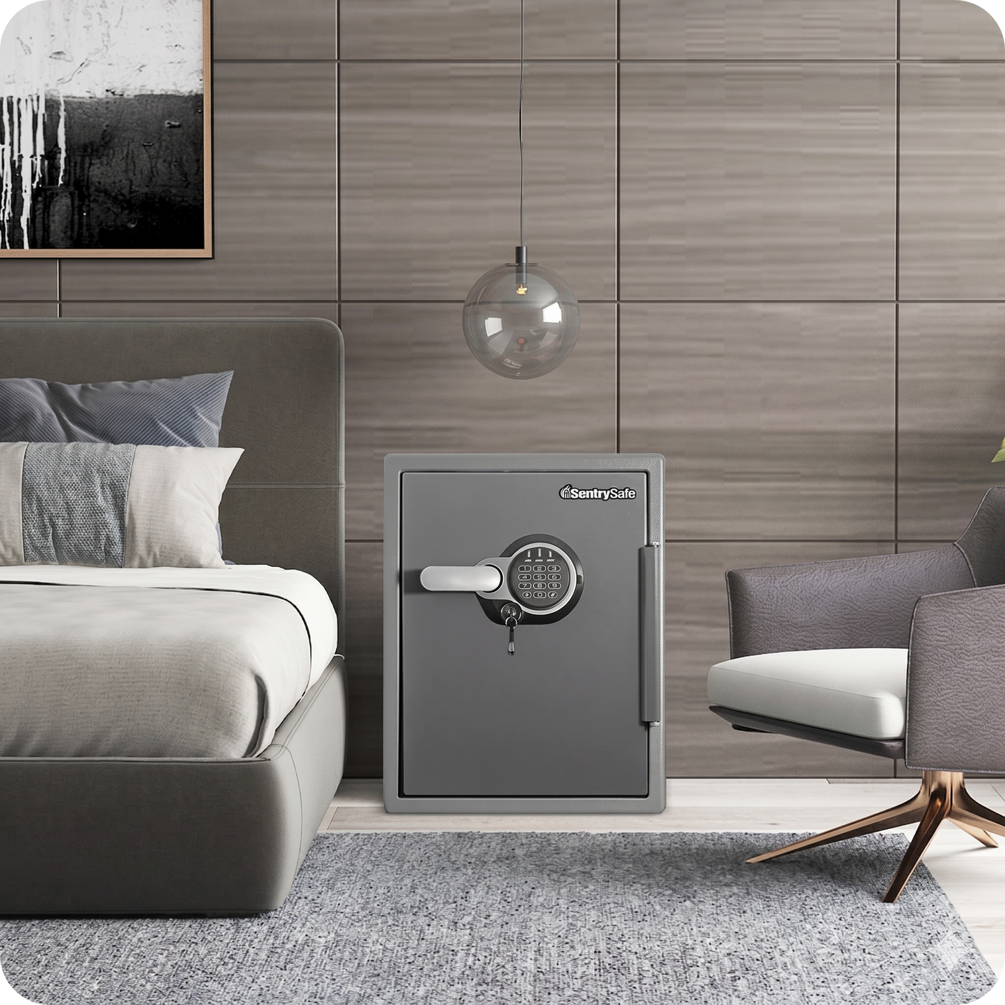 SENTRYSAFE STW205GYC: Két Sắt Mỹ Chống Cháy - Chống Nước, Được Chứng Nhận UL ETL Chuẩn Quốc Tế
