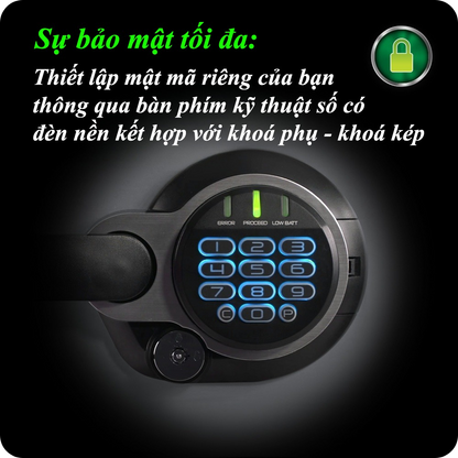 SENTRYSAFE STW123GDC: Két Sắt Mỹ Chống Cháy - Chống Nước, Được Chứng Nhận UL ETL Chuẩn Quốc Tế
