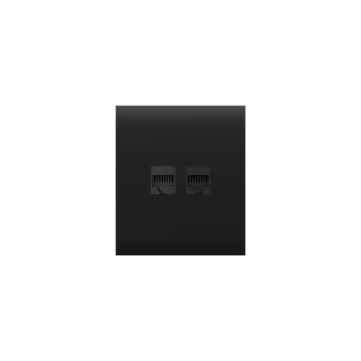 Ajax OutletCover(Lan) [type F]: Vỏ ổ cắm Ethernet gắn tường có hai cổng [loại F]