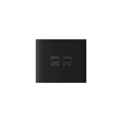 Ajax OutletCover(Lan) [type F]: Vỏ ổ cắm Ethernet gắn tường có hai cổng [loại F]