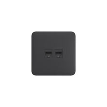 Ajax OutletCover(Lan) [type F]: Vỏ ổ cắm Ethernet gắn tường có hai cổng [loại F]