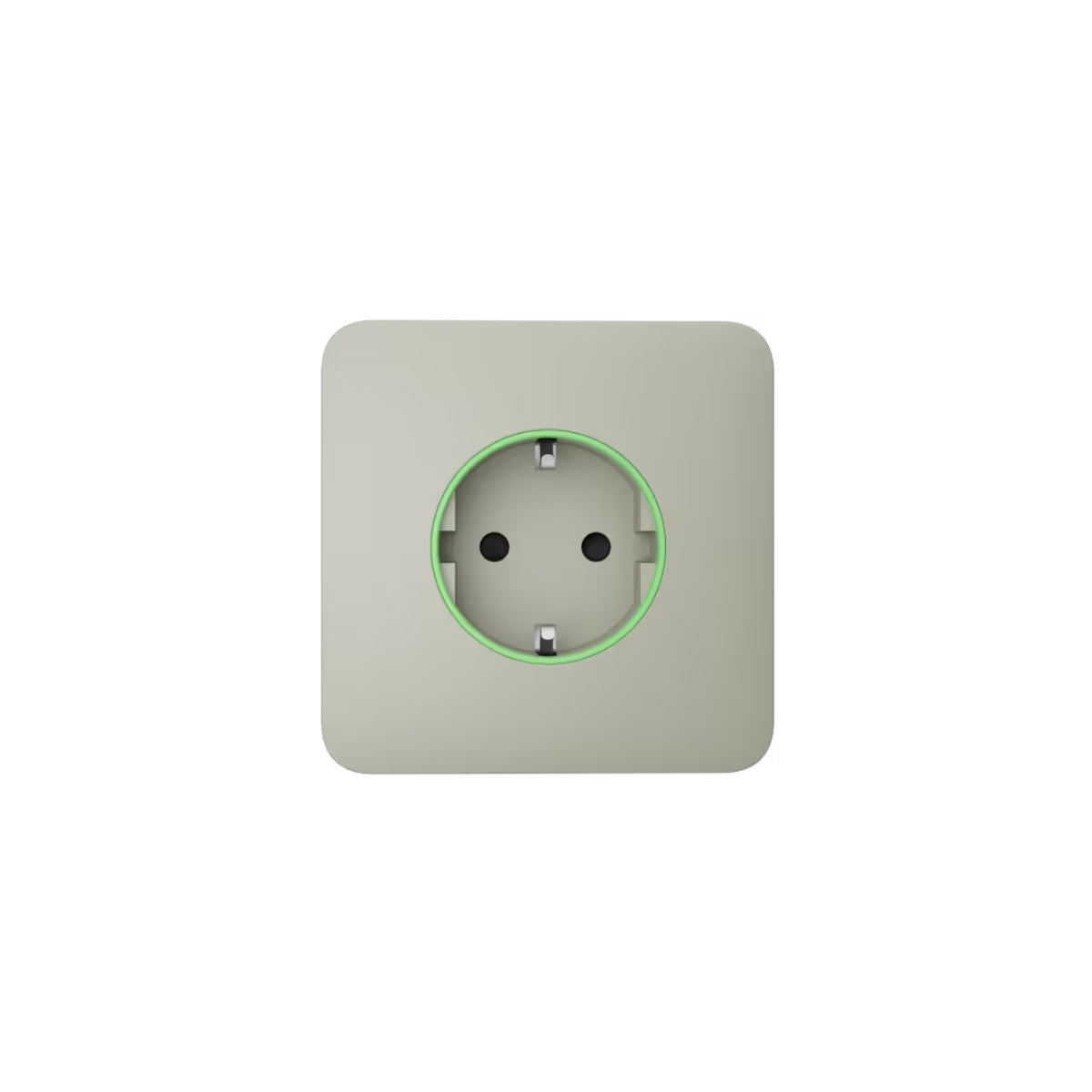 Ajax OutletCover (smart) [type F] Jeweller: Vỏ ổ cắm điện thông minh [loại F] có giám sát mức tiêu thụ điện
