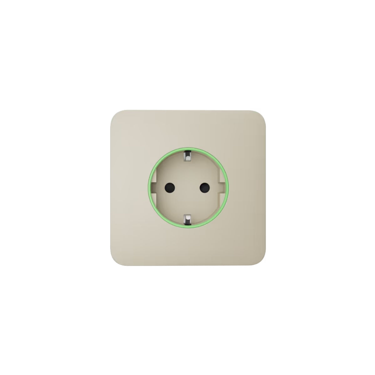 Ajax OutletCover (smart) [type F] Jeweller: Vỏ ổ cắm điện thông minh [loại F] có giám sát mức tiêu thụ điện