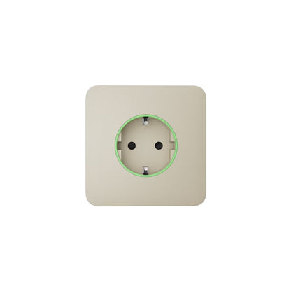 Ajax OutletCover (smart) [type F] Jeweller: Vỏ ổ cắm điện thông minh [loại F] có giám sát mức tiêu thụ điện
