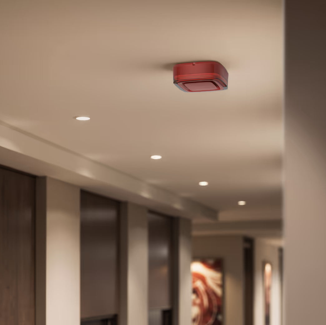 EN54 FireProtect Jeweller: Thiết bị báo cháy và báo động không dây có còi và đèn khẩn cấp