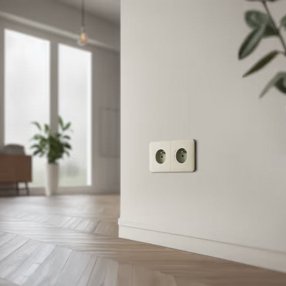 Ajax OutletCover (Basic) [type E]: Vỏ ổ cắm điện (cơ bản) [loại E] có tiếp đất