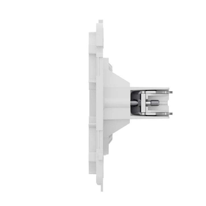 Ajax CoverHolder (Lan) [type F]: Khung ổ cắm Ethernet gắn tường có hai cổng [loại F]