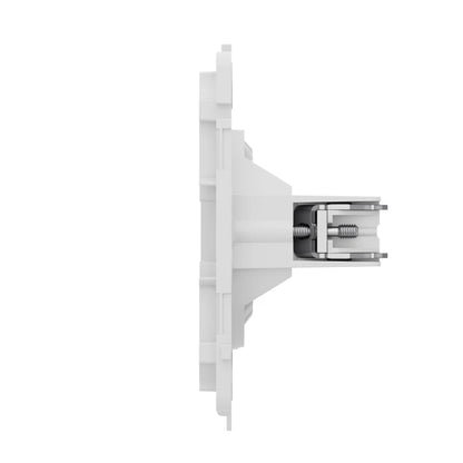 Ajax CoverHolder (Lan) [type F]: Khung ổ cắm Ethernet gắn tường có hai cổng [loại F]