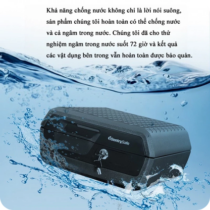 SENTRYSAFE CHW30200: Két Sắt Mỹ Chống Cháy - Chống Nước, Được Chứng Nhận UL ETL Chuẩn Quốc Tế
