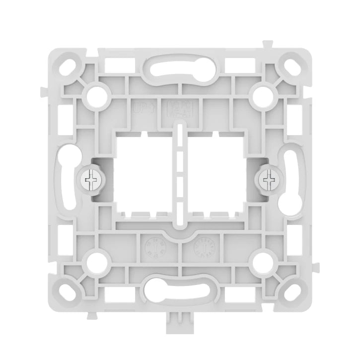 Ajax CoverHolder (Lan) [type F]: Khung ổ cắm Ethernet gắn tường có hai cổng [loại F]