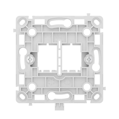 Ajax CoverHolder (Lan) [type F]: Khung ổ cắm Ethernet gắn tường có hai cổng [loại F]